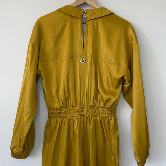 Lynne satin V neck boiler jumpsuit medium - Picture 11 of 14